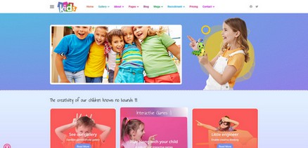 Kids - Responsive Kindergarten & Preschool Joomla 4 Template