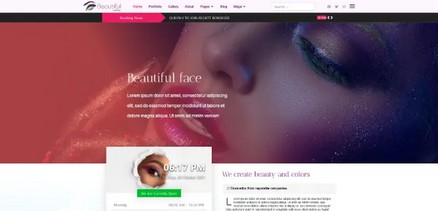 Makeup Studio - Beauty Center and Hair Salon Joomla Template