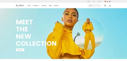 DJ-FashionStore - Professional eCommerce Joomla 4 template / Yootheme