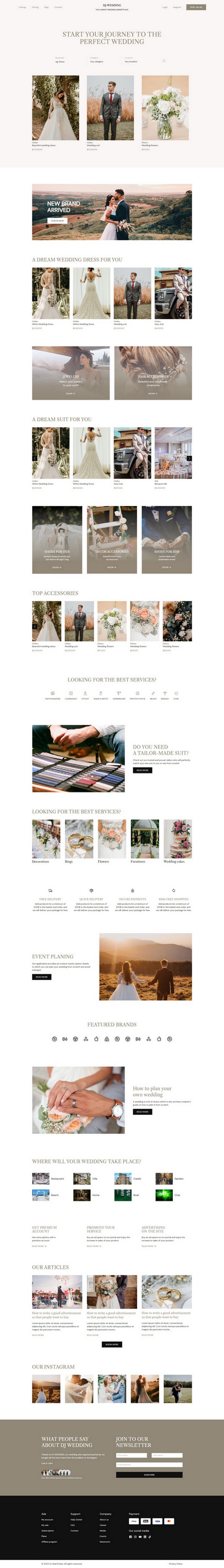 DJ-Wedding - Responsive Wedding Website Joomla 4 template