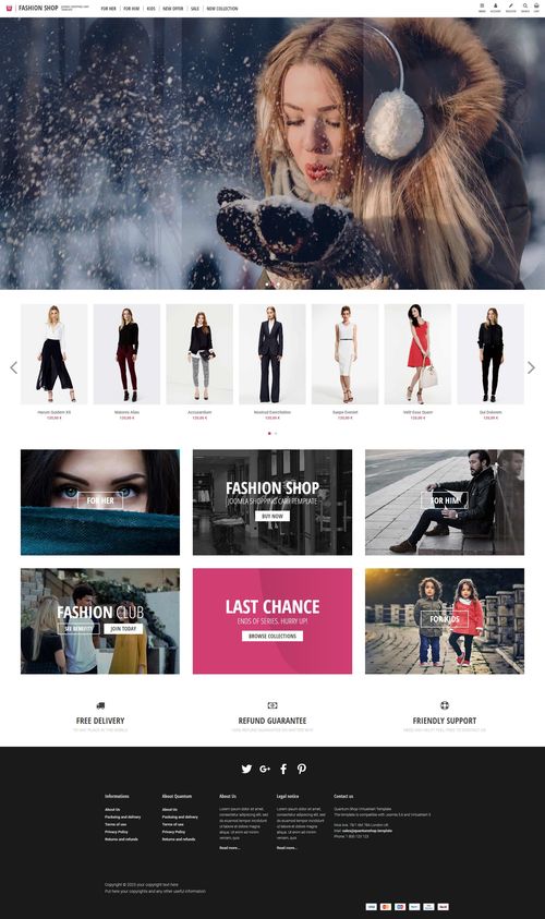  Fashion Store - Responsive E-commerce Joomla 4 Template