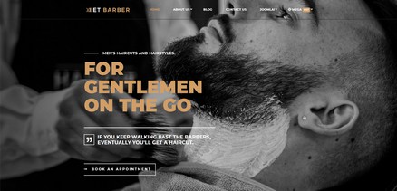 ET Barber - Responsive Barber Website Joomla 4 Template