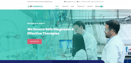 ET Chemical - Joomla 4 Template for Chemical Companies Sites
