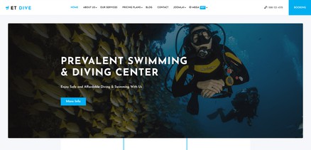 ET Dive - Free Dive & Scuba Diving Joomla 4 Template