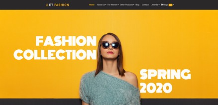 Fashion - Fashion eShop with J2Store Joomla 4 Template