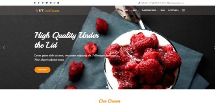IceCream - eCommerce Ice Cream Store Joomla 4 Template