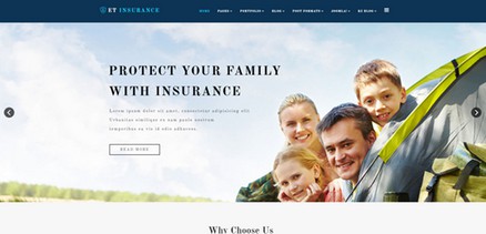 Insurance - Insurance Companies Brokers Joomla 4 Template