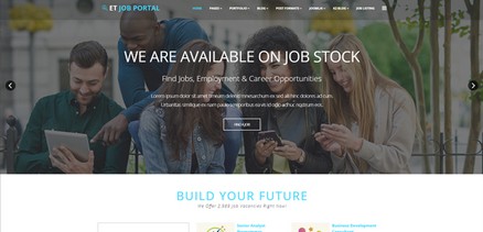 Job Portal - Job Portal Employment Joomla 4 Template Website