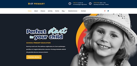 Primary - Responsive Primary School Joomla 4 Template Site