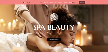 Spa - Responsive Spa and Beauty Centers Joomla 4 template