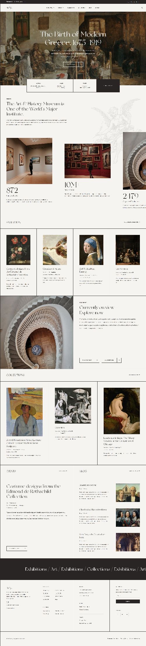 Arty - Museum & Art Gallery Websites Joomla Template
