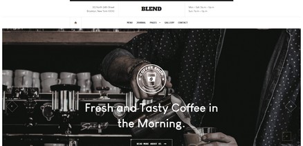 Blend - Joomla Template for Bar, Cafe, Bistro, Drinks