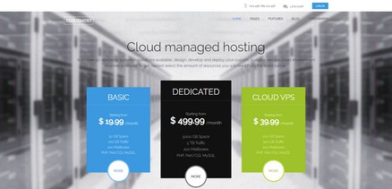 CloudHost - Hosting Company Websites Joomla 4 Template