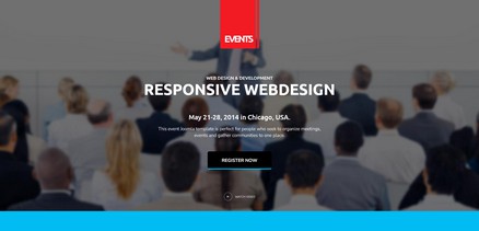 Events - Powerful, well - designed Events Joomla 4 Template