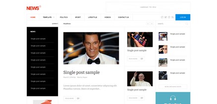 News II - News and Editorial Websites Joomla 4 Template