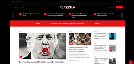 Reporter - Joomla News and Magazine Template
