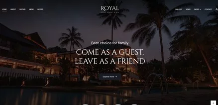 Royal - Ultimate Joomla 4 Template for Hotel & Resorts