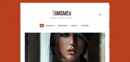 Bimsmer - Creative Freelance Portfolio Joomla Template