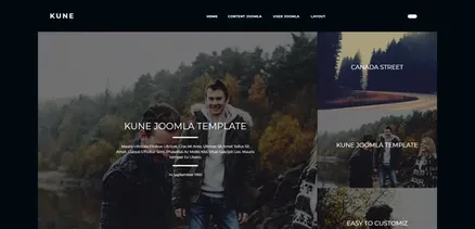 Kune - Creative Blog Online Magazine Joomla Template