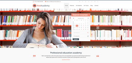 Academy - Knowledge and Learning Online Joomla 4 Template