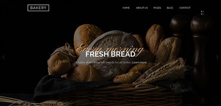 Bakery - Joomla 4 Template for Bakeries, Restaurants, Bars