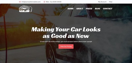 Car Wash - Joomla 4 Template for Car Wash Services Websites