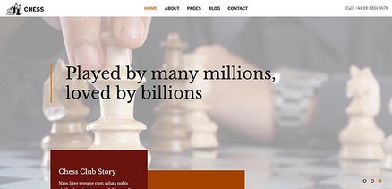 Chess - Joomla 4 Template for Chess Clubs & Players Websites