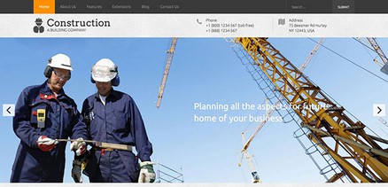 Construction - Joomla 4 Template for Construction Companies