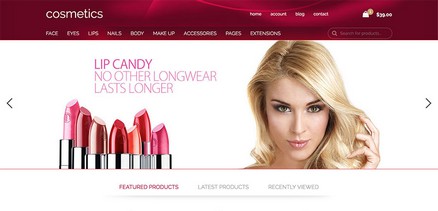 Cosmetic - eCommerce Virtuarmart Joomla 4 Template Sites