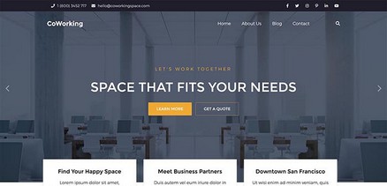 Coworking - Premium Joomla 4 Template for Coworking Spaces