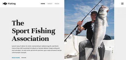 Fishing - Fishing Clubs and Fish Companies Joomla 4 Template