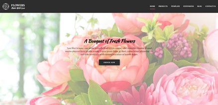 Flowers - Premium Flower Shops Websites Joomla 4 Template