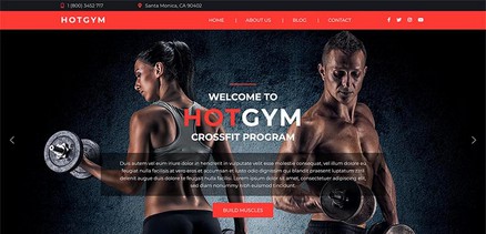 Gym - CrossFit Studios Bodybuilding Clubs Joomla 4 Template