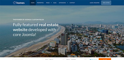 Homes - Joomla 4 Template for Complex Real Estate Agencies
