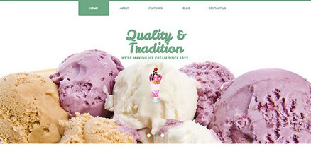 Ice Cream - Ice Cream Shops and Producers Joomla 4 Template