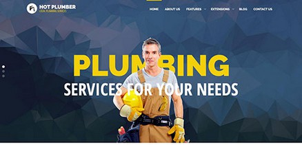 Plumber - Joomla 4 Template for Small and Medium Business