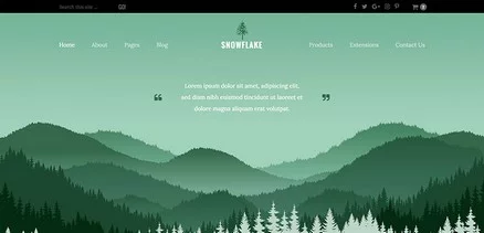 Snowflake - Premium Ski Resorts Equipments Joomla 4 Template