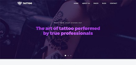 Tattoo - Responsive Joomla 4 Template for Tattoo Masters