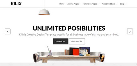 Kilix - Creative MultiPurpose Joomla Template