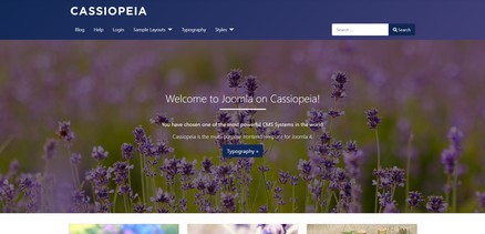Cassiopeia - Official Joomla 4 Template