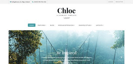 Chloe - Organized and Professional Joomla 4 Template
