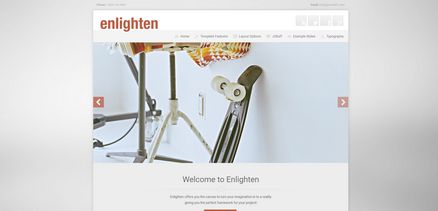 Enlighten - Clean and Dynamic Joomla Template