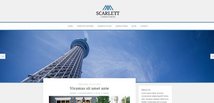 Scarlett - Quietly Sophisticated Design Joomla Template