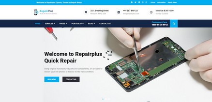 Repair Plus - Phone & Computer Repair Joomla 4 Template