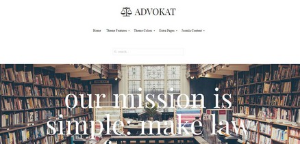Advocat - Lawyer and Law Firms Websites Joomla 4 Template