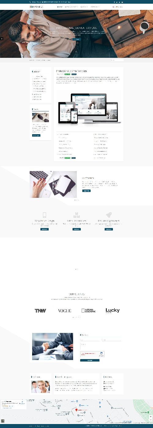 Business - Responsive Multipurpose Website Joomla 4 Template
