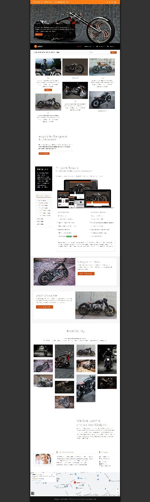 Custom - Professional Bikes & Motocycles Joomla Template