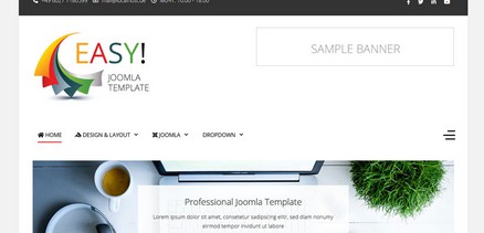 Easy - Responsive Creative Agency Design Joomla 4 Template