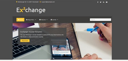 Exchange - Responsive Multipurpose Website Joomla 4 Template