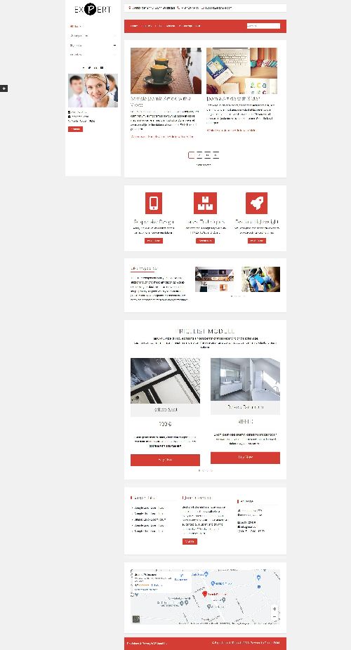 Expert - Responsive Multipurpose Websites Joomla Template